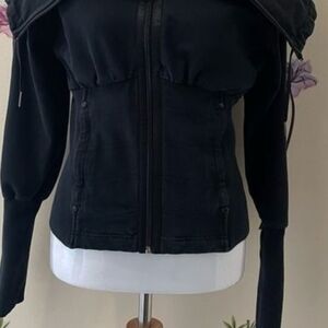 Lululemon Athletica Black Bomber Jacket